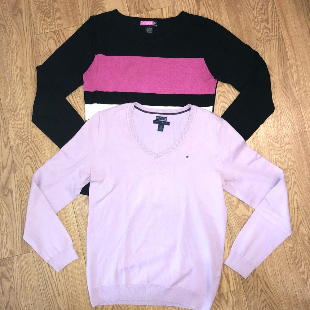 🌸SALE! Cute Sweater bundle LARGE! TOMMY HILFIGER+